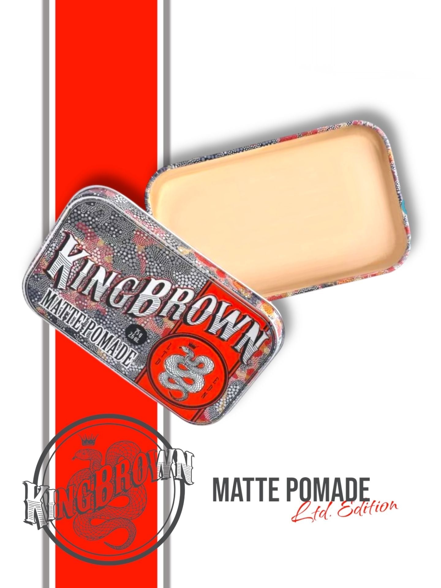 King Brown Matte Pomade Ltd. Edition - Lockhart's Authentic Grooming Company, LLC