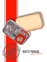 King Brown Matte Pomade Ltd. Edition - Lockhart's Authentic Grooming Company, LLC
