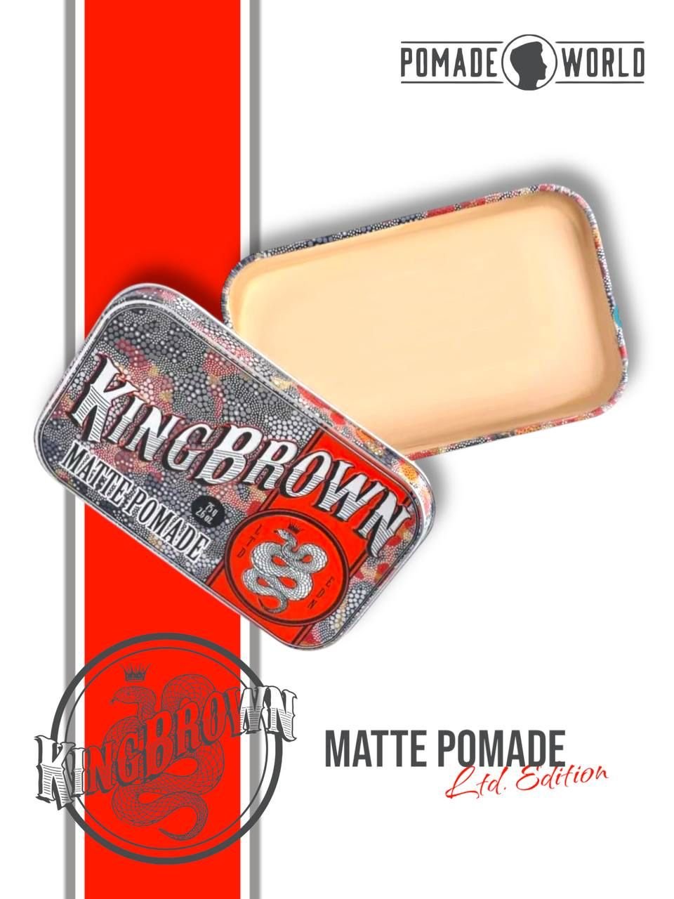 King Brown Matte Pomade Ltd. Edition - Lockhart's Authentic Grooming Company, LLC