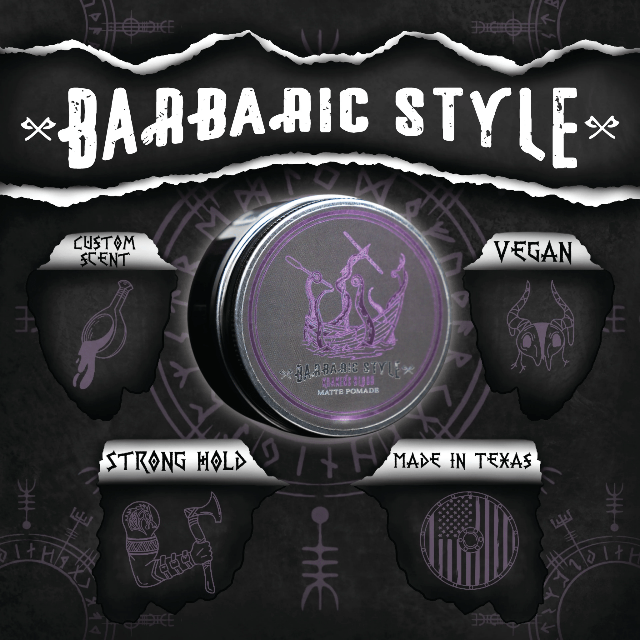 KRAKEN'S BLOOD MATTE POMADE - Lockhart's Authentic Grooming Company, LLC