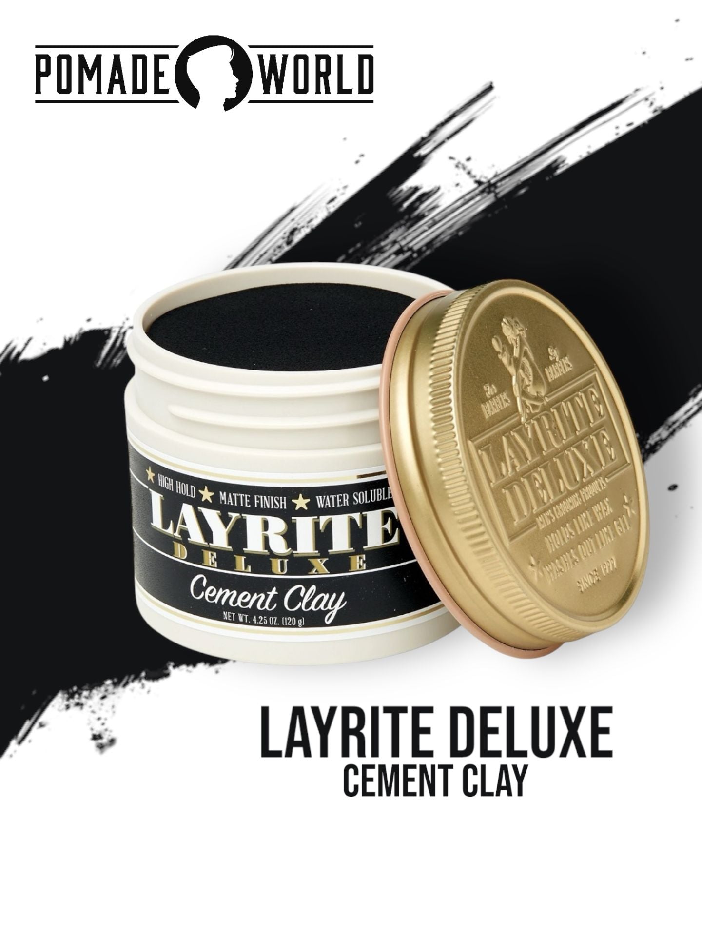 Layrite Deluxe Cement Clay - Lockhart's Authentic Grooming Company, LLC