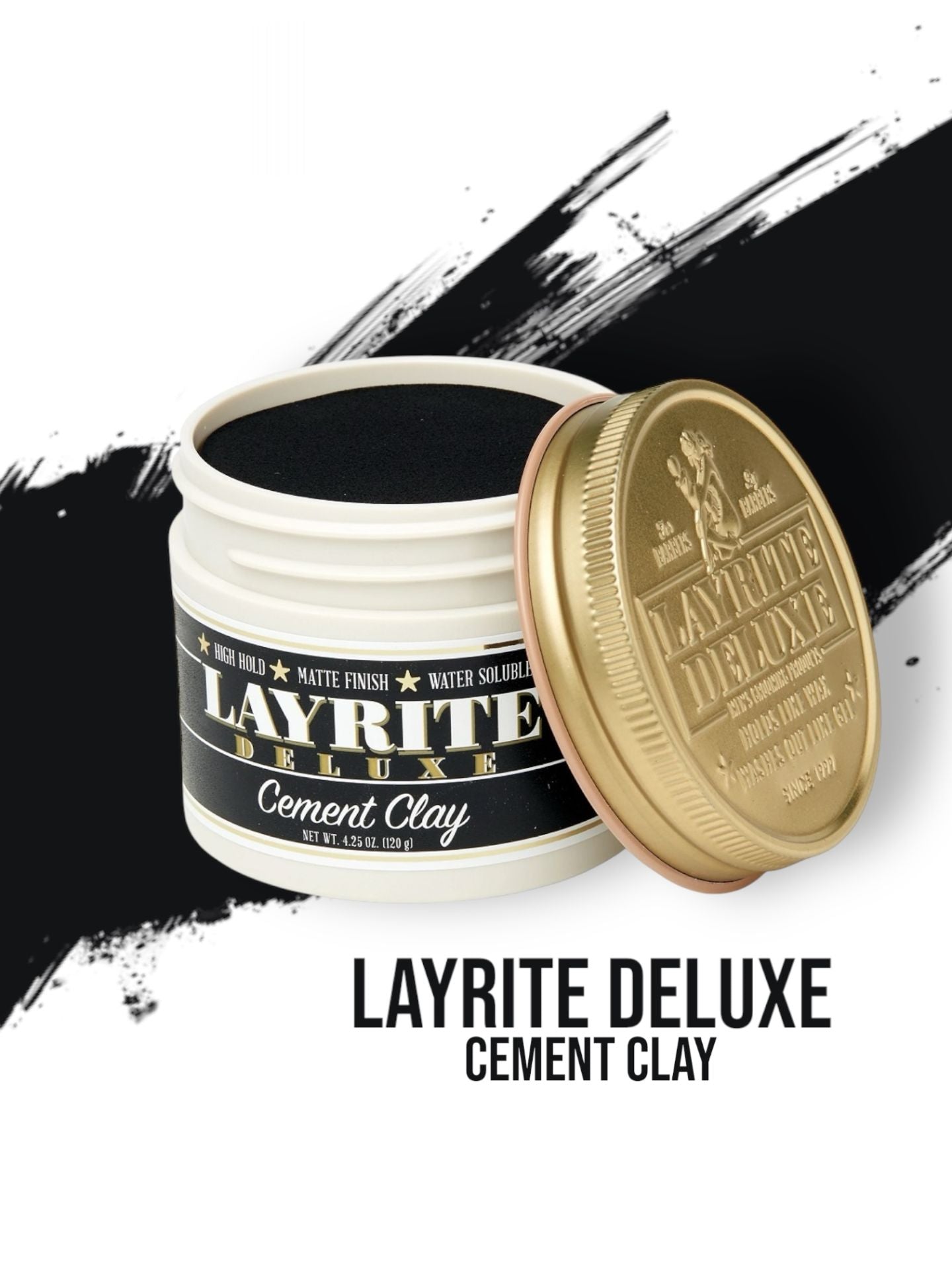 Layrite Deluxe Cement Clay - Lockhart's Authentic Grooming Company, LLC