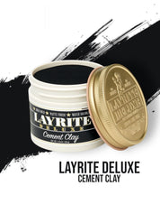 Layrite Deluxe Cement Clay - Lockhart's Authentic Grooming Company, LLC