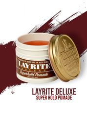 Layrite Deluxe Super Hold Pomade - Lockhart's Authentic Grooming Company, LLC