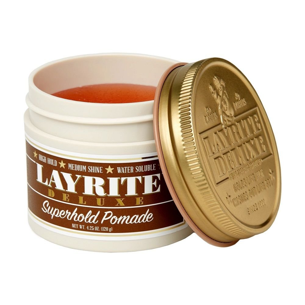 Layrite Deluxe Super Hold Pomade - Lockhart's Authentic Grooming Company, LLC