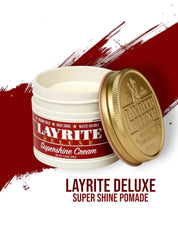 Layrite Deluxe Super Shine Pomade - Lockhart's Authentic Grooming Company, LLC