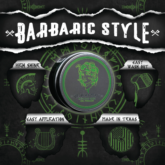 MEDUSA'S GAZE GEL POMADE - Lockhart's Authentic Grooming Company, LLC