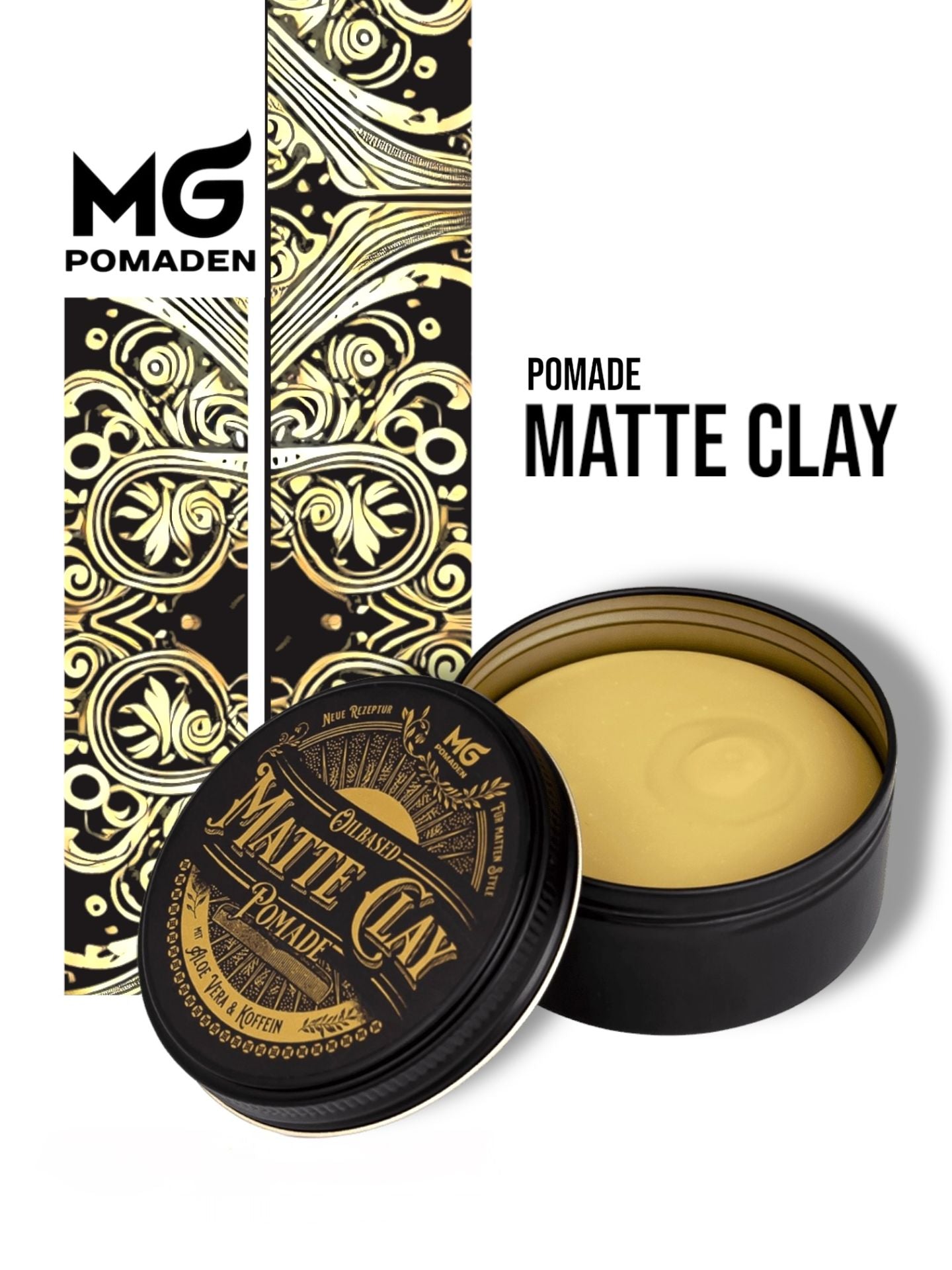 MG Pomaden Oil Based Matte Clay Pomade - Lockhart's Authentic Grooming Company, LLC
