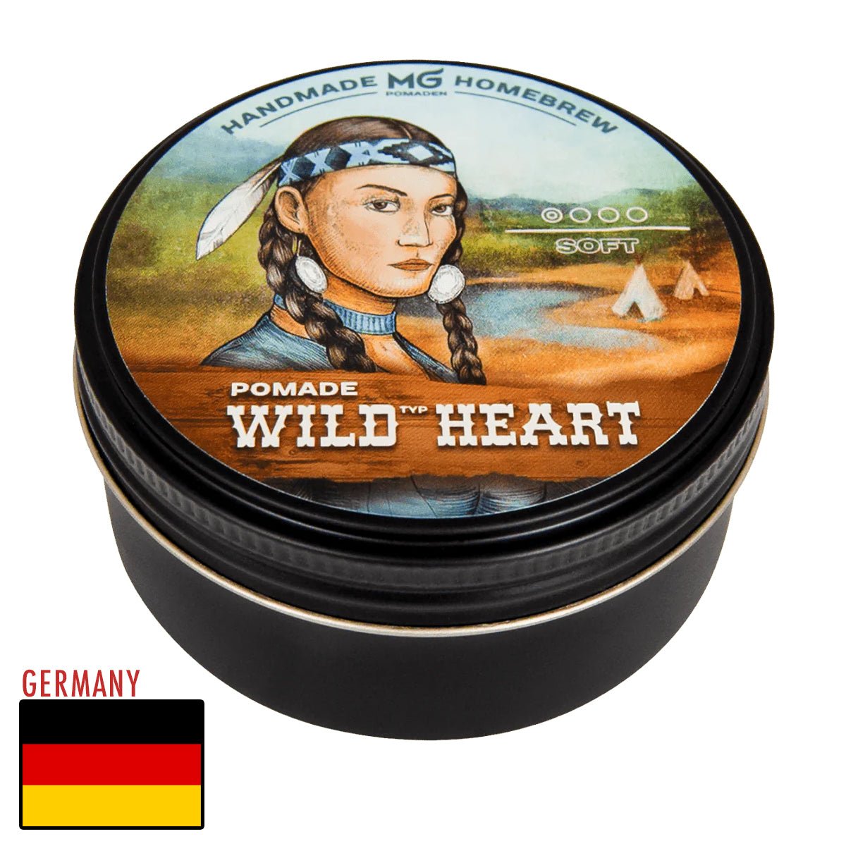 MG Pomaden Wild Heart: Light Hold - Lockhart's Authentic Grooming Company, LLC