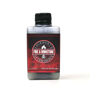 NEW! Fire and Brimstone Aftershave Splash - Lockhart's Authentic