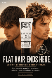 NEW! Gritty Paste - Sea Salt Texture Paste - Lockhart's Authentic Grooming Company, LLC