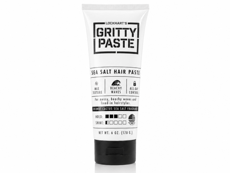 NEW! Gritty Paste - Sea Salt Texture Paste - Lockhart's Authentic Grooming Company, LLC