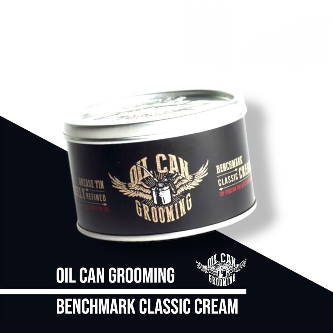 Oil Can Grooming Benchmark Classic Cream - Lockhart's Authentic Grooming Company, LLC