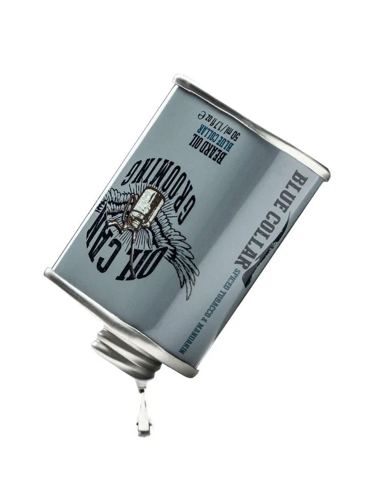 Oil Can Grooming Blue Collar Beard Oil - Lockhart's Authentic Grooming Company, LLC