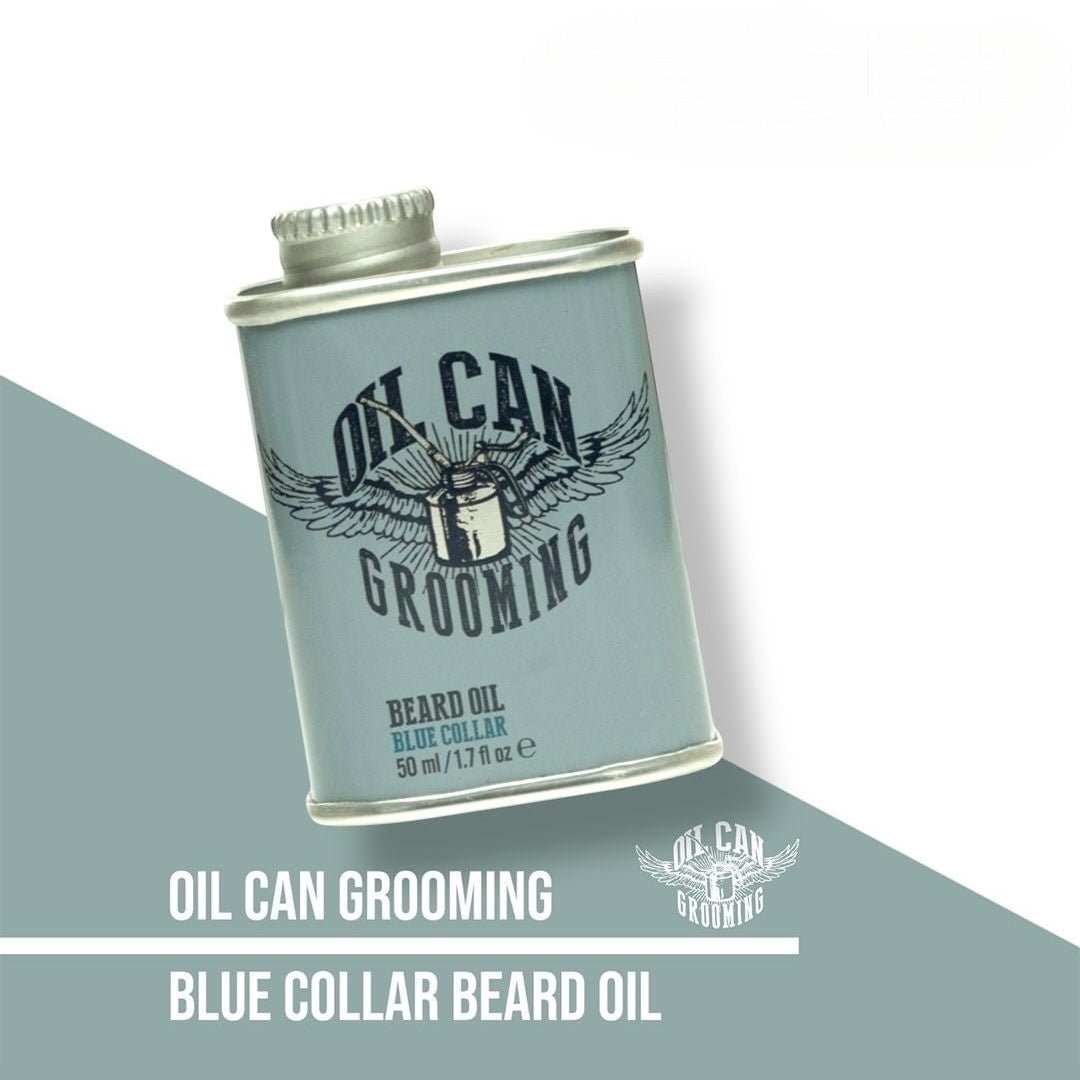 Oil Can Grooming Blue Collar Beard Oil - Lockhart's Authentic Grooming Company, LLC