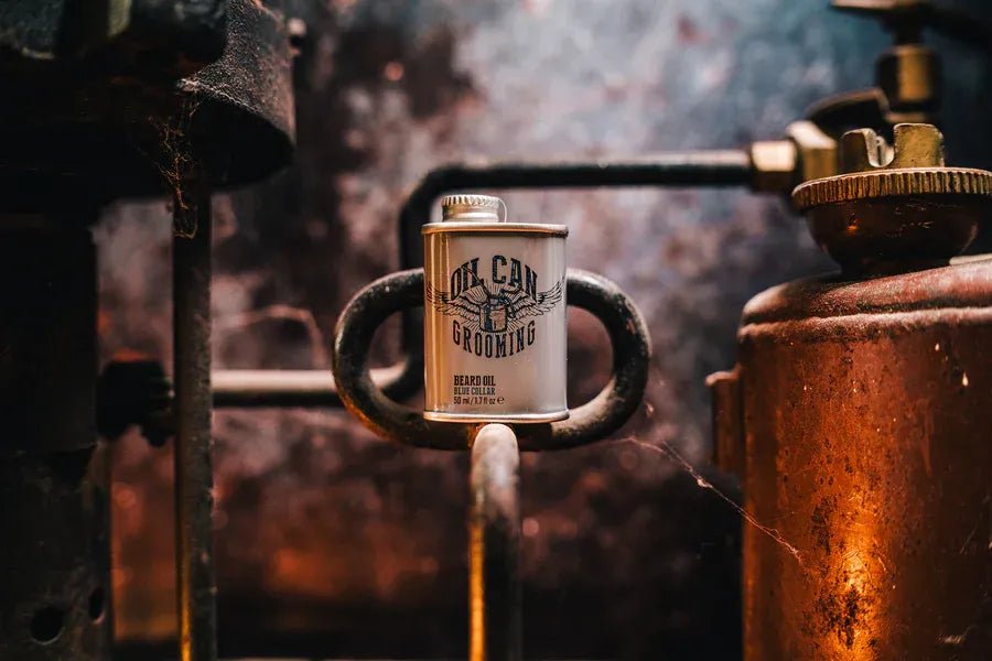 Oil Can Grooming Blue Collar Beard Oil - Lockhart's Authentic Grooming Company, LLC
