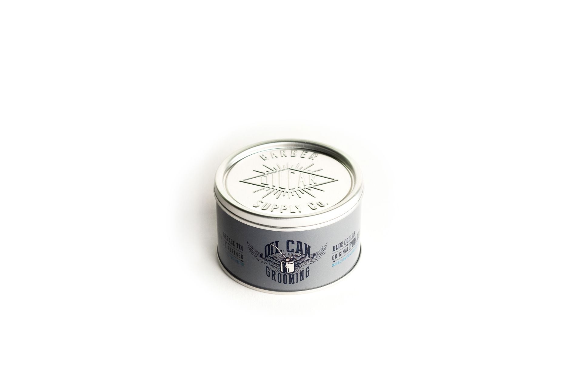 Oil Can Grooming Blue Collar Original Pomade - Lockhart's Authentic Grooming Company, LLC