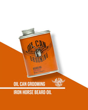 Oil Can Grooming Iron Horse Beard Oil - Lockhart's Authentic Grooming Company, LLC