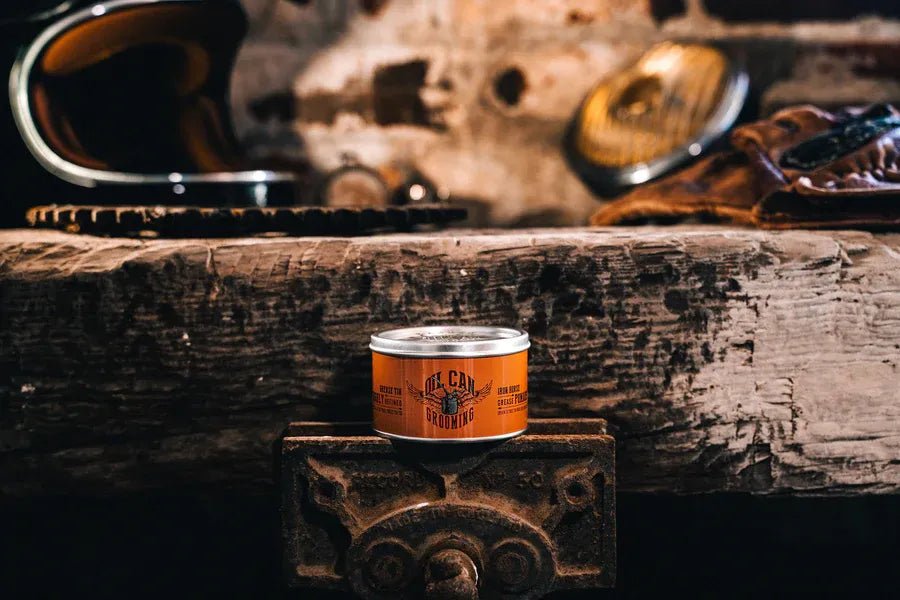 Oil Can Grooming Iron Horse Grease Pomade - Lockhart's Authentic Grooming Company, LLC