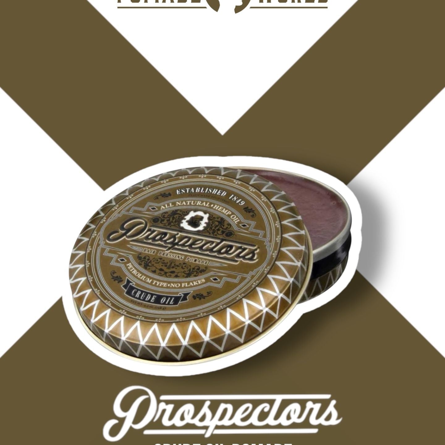 Prospectors Crude Oil Pomade - Lockhart's Authentic Grooming Company, LLC