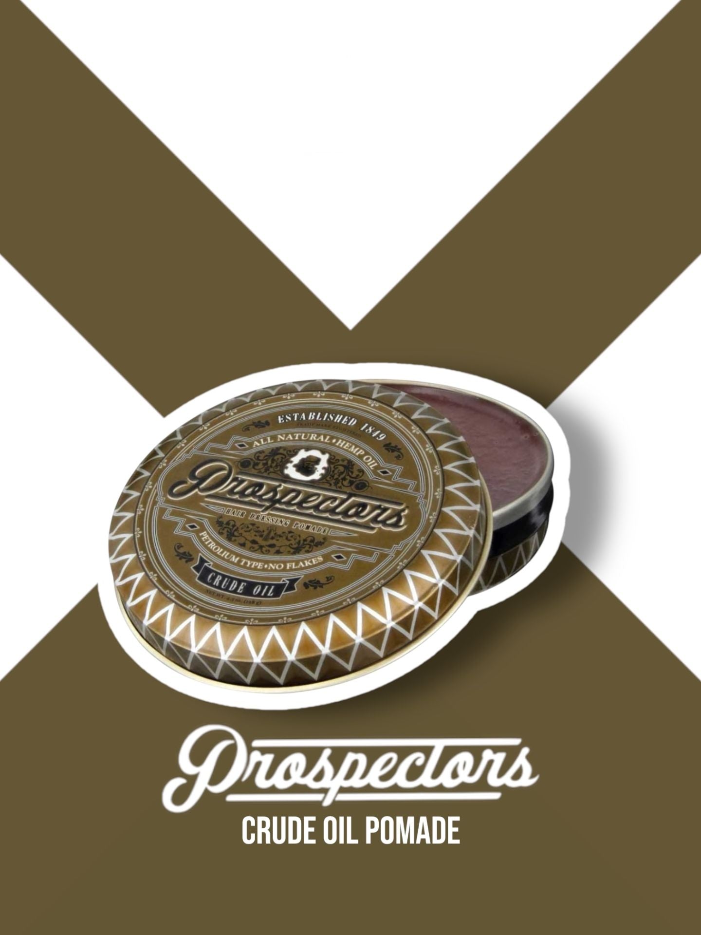 Prospectors Crude Oil Pomade - Lockhart's Authentic Grooming Company, LLC