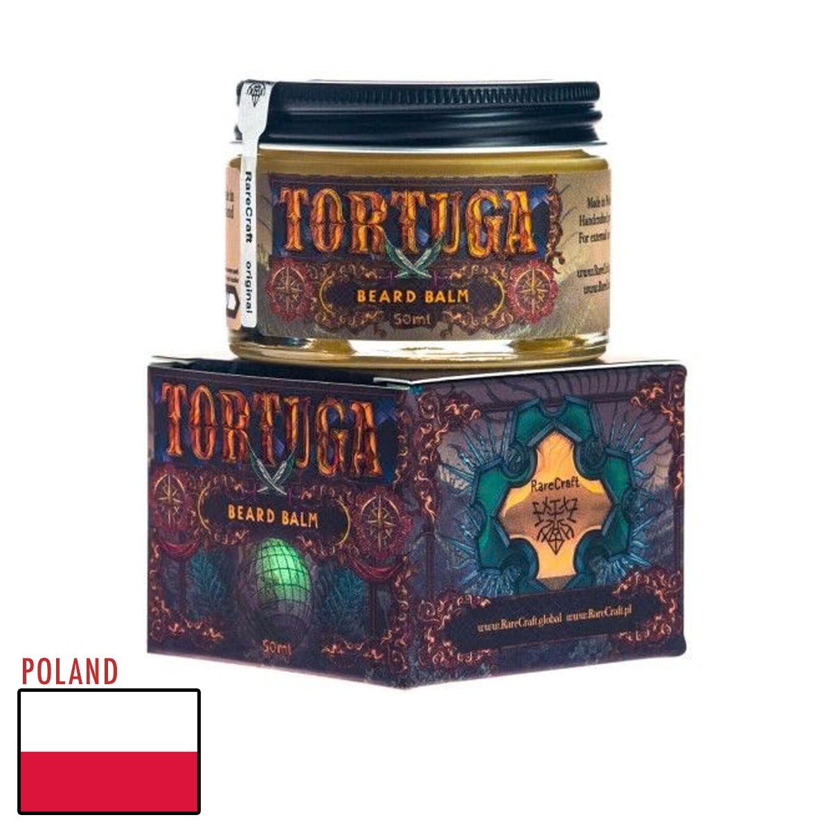 RareCraft Beard Balm Tortuga - Lockhart's Authentic Grooming Company, LLC