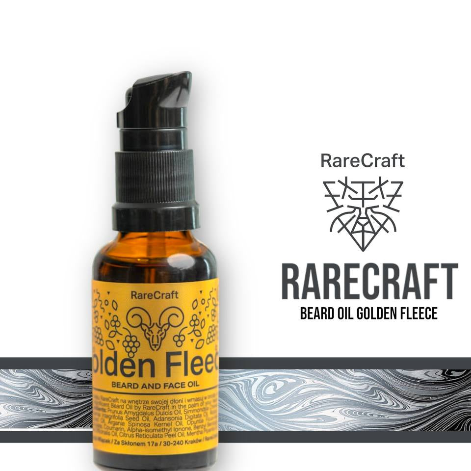 RareCraft Beard Oil Golden Fleece - Lockhart's Authentic Grooming Company, LLC