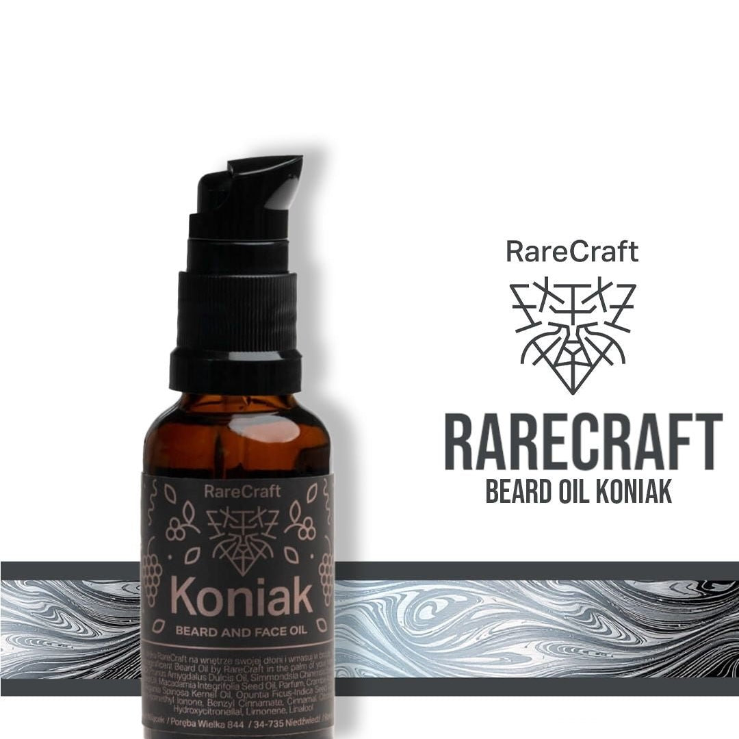 RareCraft Beard Oil Koniak - Lockhart's Authentic Grooming Company, LLC