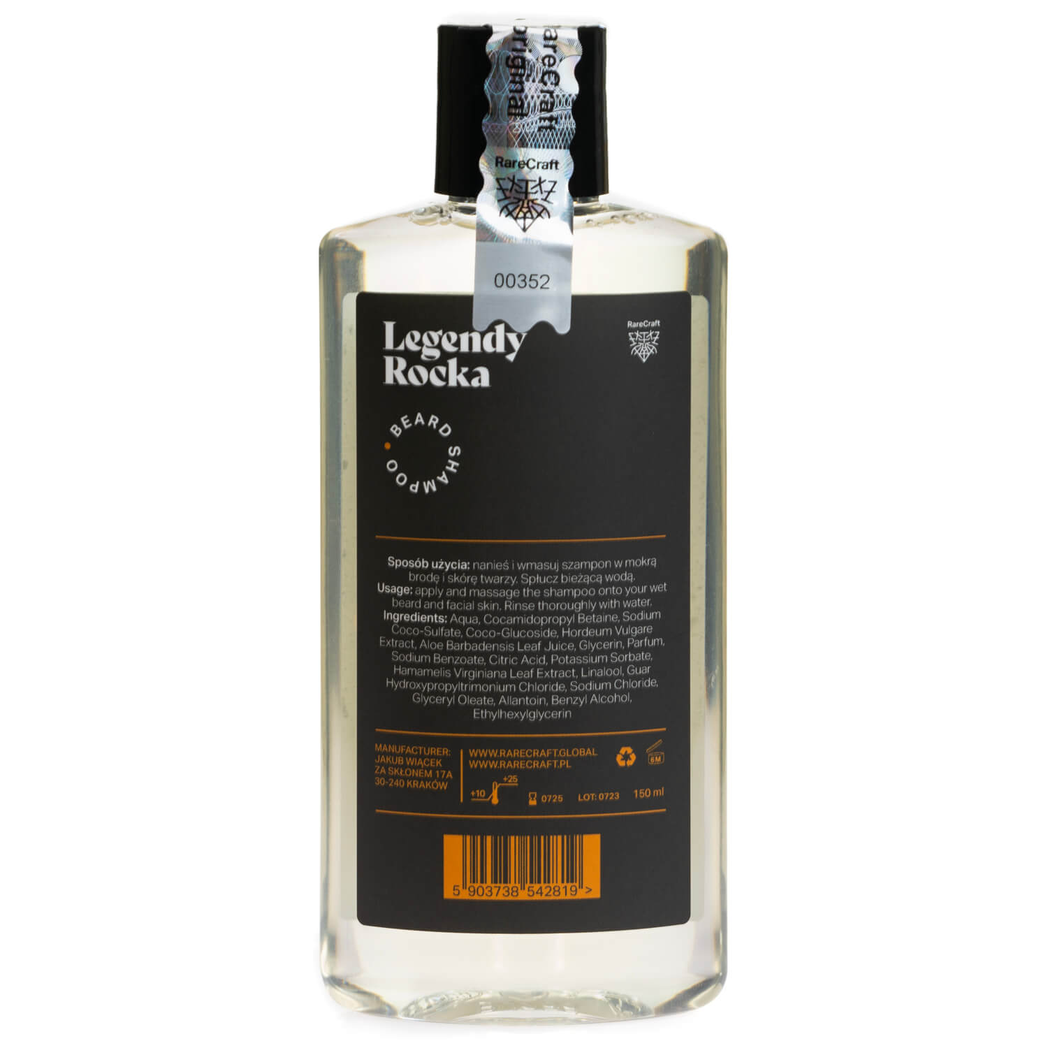 RareCraft Beard Shampoo Rock's Legends Nomada - Lockhart's Authentic Grooming Company, LLC