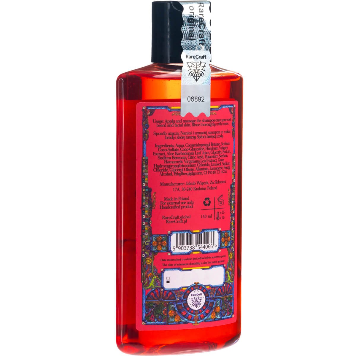 RareCraft Beard Shampoo Sicilian Sunset - Lockhart's Authentic Grooming Company, LLC