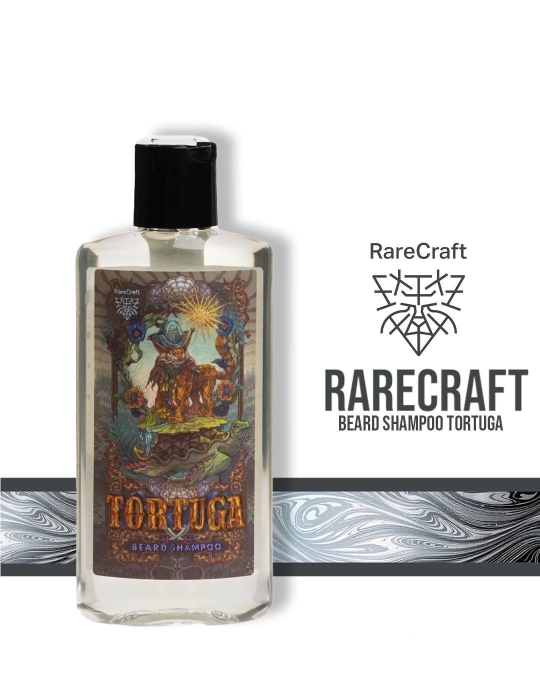 RareCraft Beard Shampoo Tortuga - Lockhart's Authentic Grooming Company, LLC