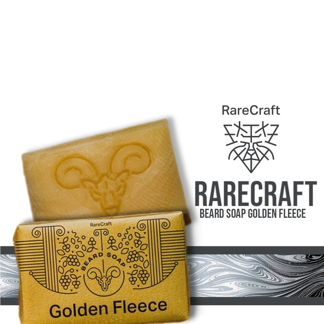 RareCraft Beard Soap Golden Fleece - Lockhart's Authentic Grooming Company, LLC