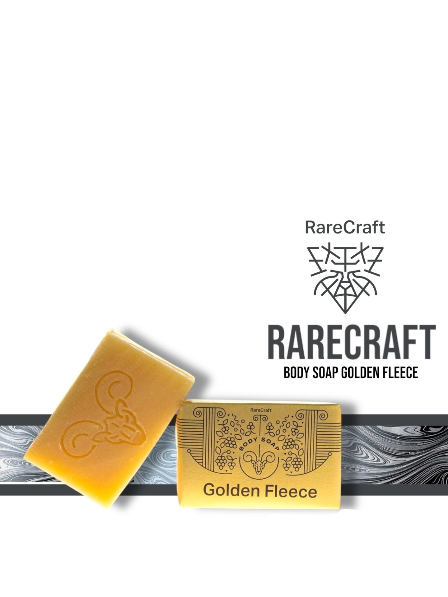 RareCraft Body Soap Golden Fleece - Lockhart's Authentic Grooming Company, LLC