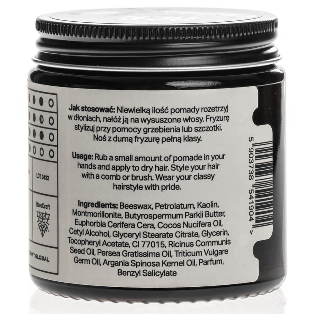 RareCraft Harden Clay Pomade - Lockhart's Authentic Grooming Company, LLC