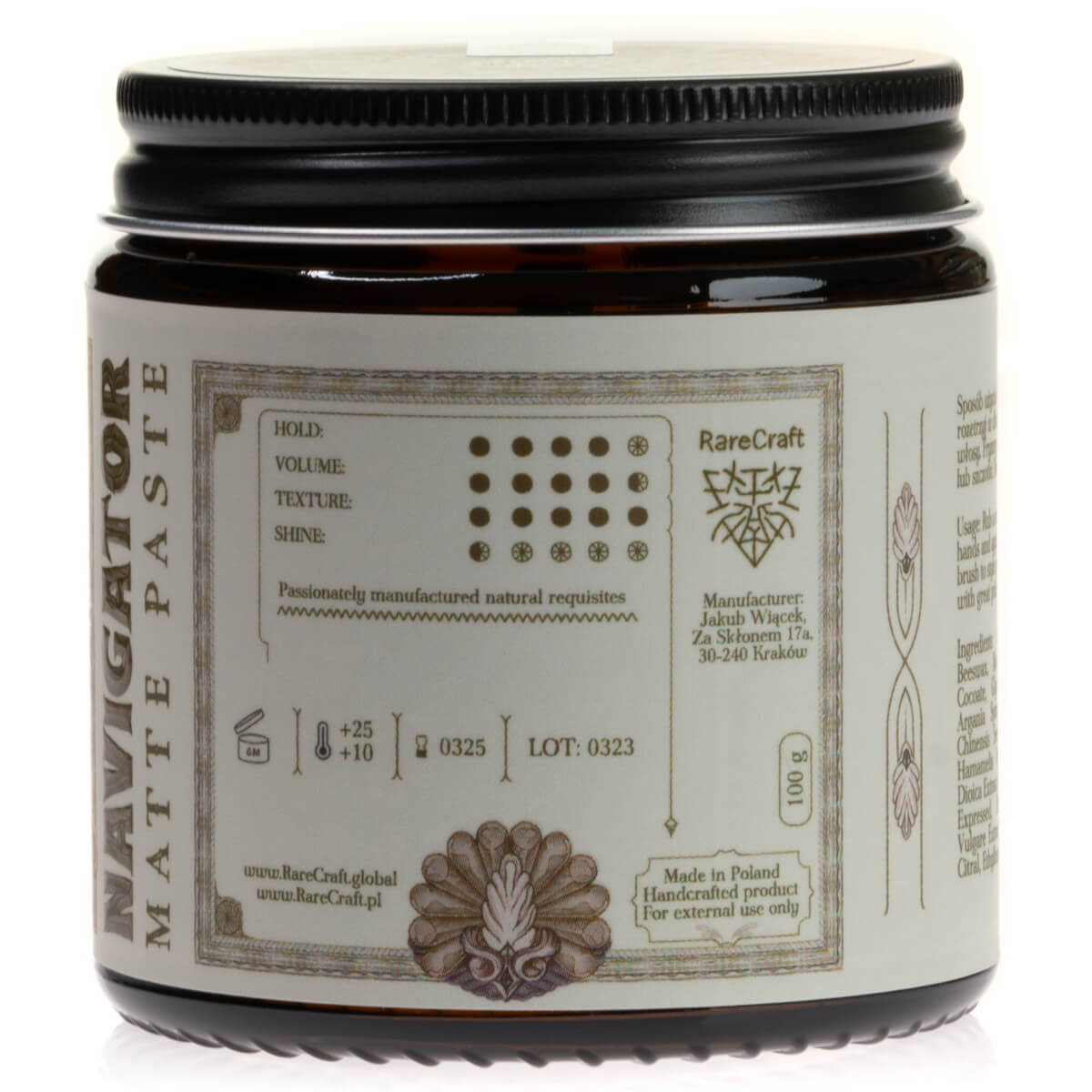 RareCraft Navigator Matte Paste - Lockhart's Authentic Grooming Company, LLC