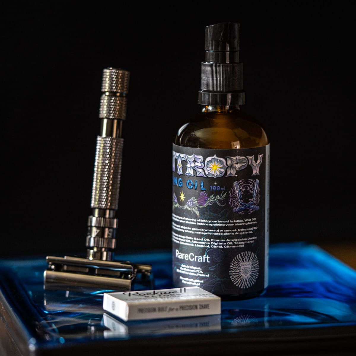 RareCraft Shaving Oil Entropy - Lockhart's Authentic Grooming Company, LLC