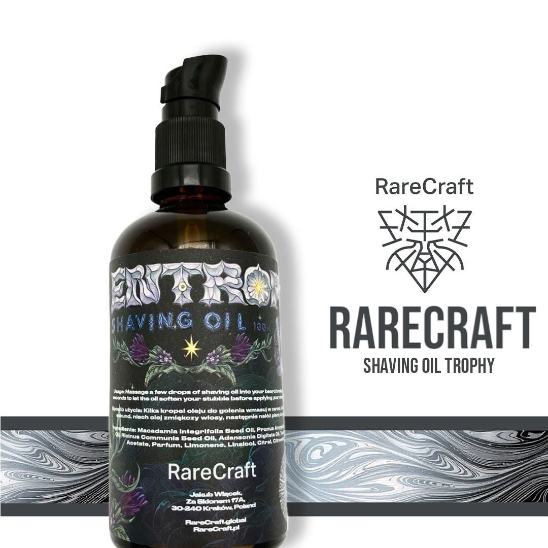RareCraft Shaving Oil Entropy - Lockhart's Authentic Grooming Company, LLC