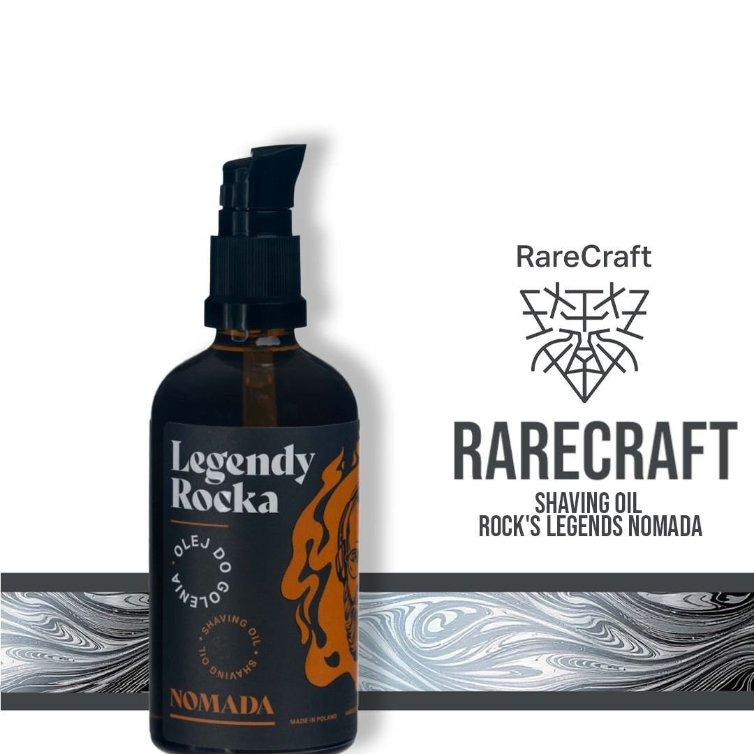 RareCraft Shaving Oil Rock's Legends Nomada - Lockhart's Authentic Grooming Company, LLC