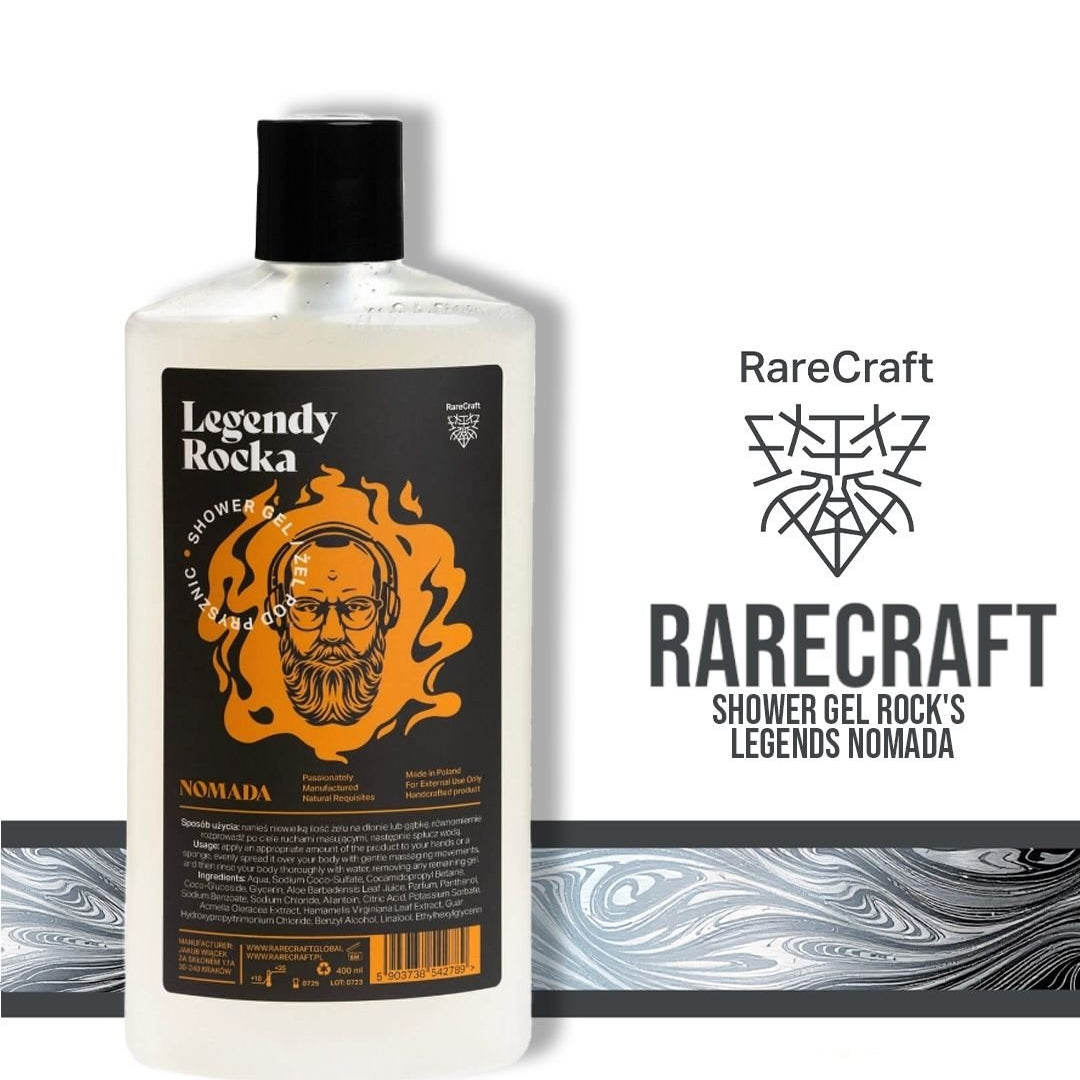 RareCraft Shower Gel Rock's Legends Nomada - Lockhart's Authentic Grooming Company, LLC