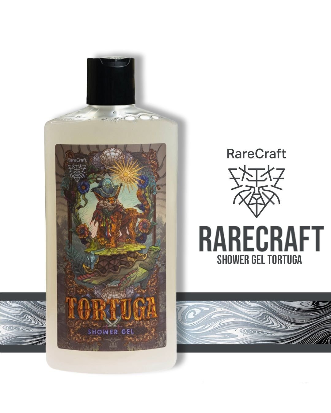RareCraft Shower Gel Tortuga - Lockhart's Authentic Grooming Company, LLC