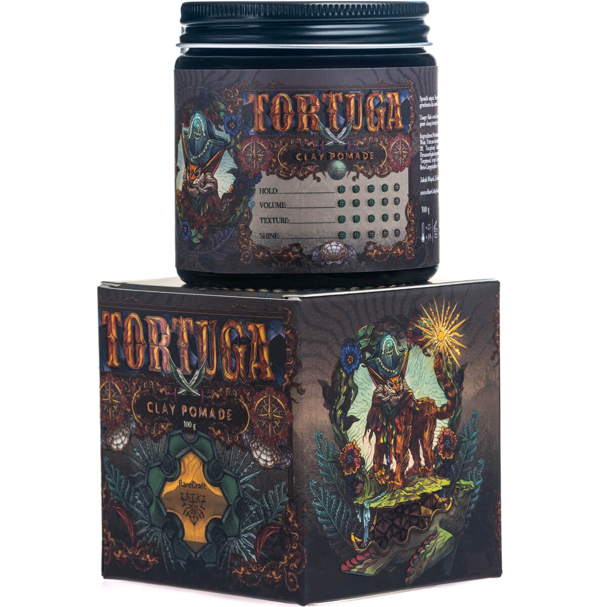 RareCraft Tortuga Clay Pomade - Lockhart's Authentic Grooming Company, LLC