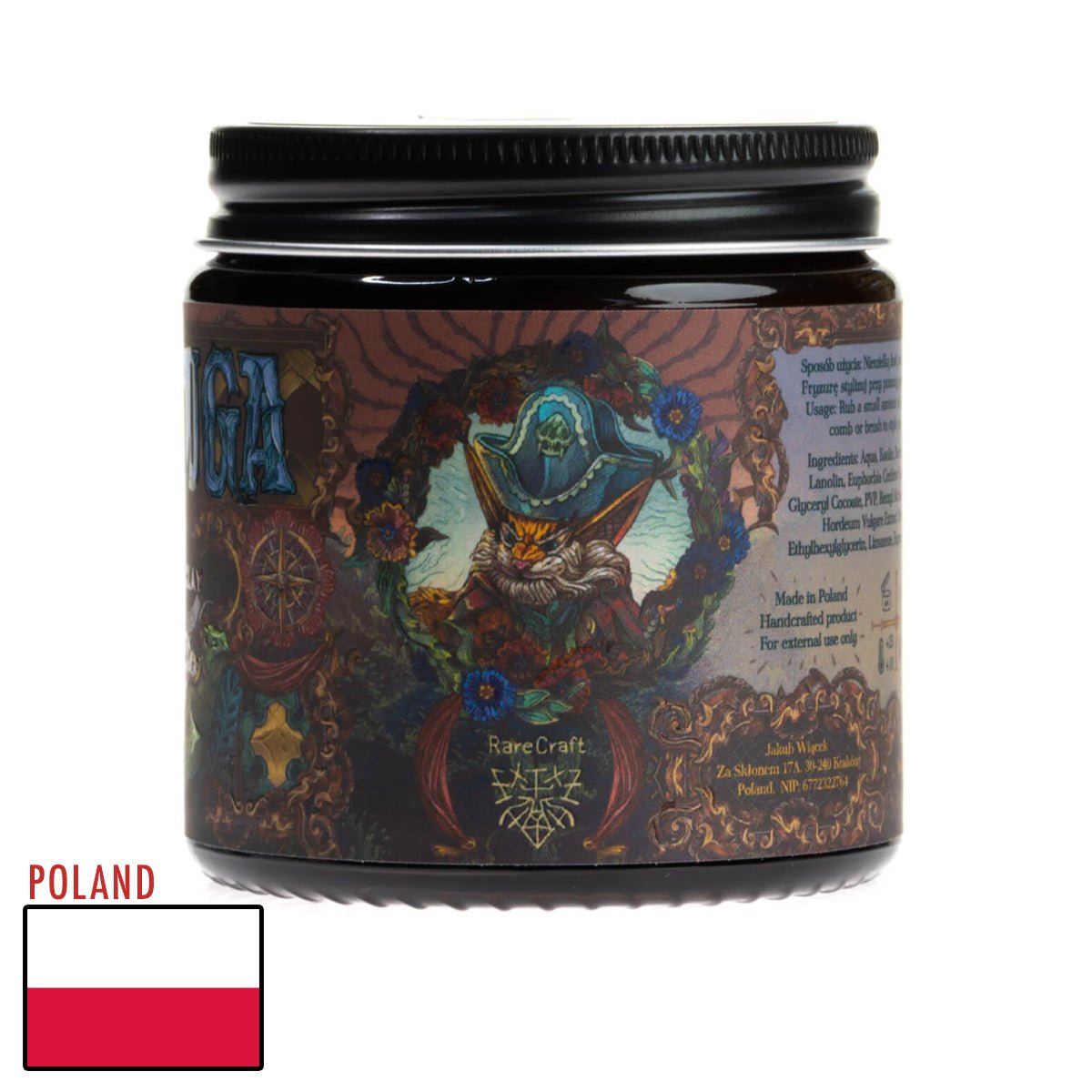 RareCraft Tortuga Clay Pomade - Lockhart's Authentic Grooming Company, LLC