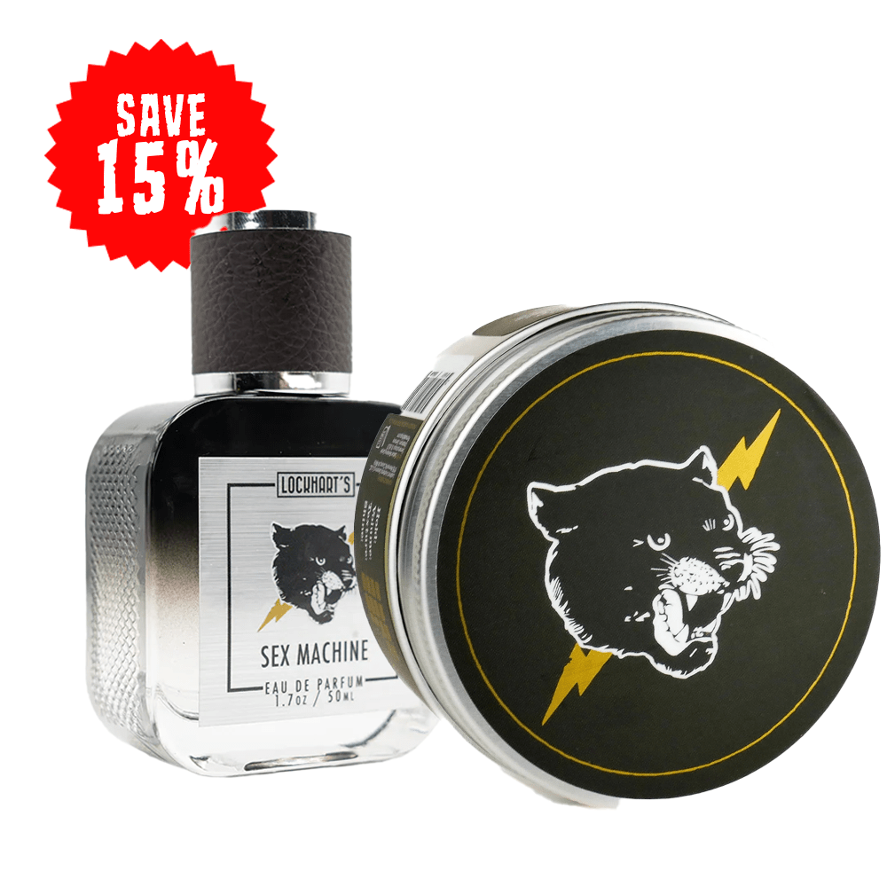 Sex Machine EDP + Sex Machine Pomade Bundle - Lockhart's Authentic Grooming Company, LLC