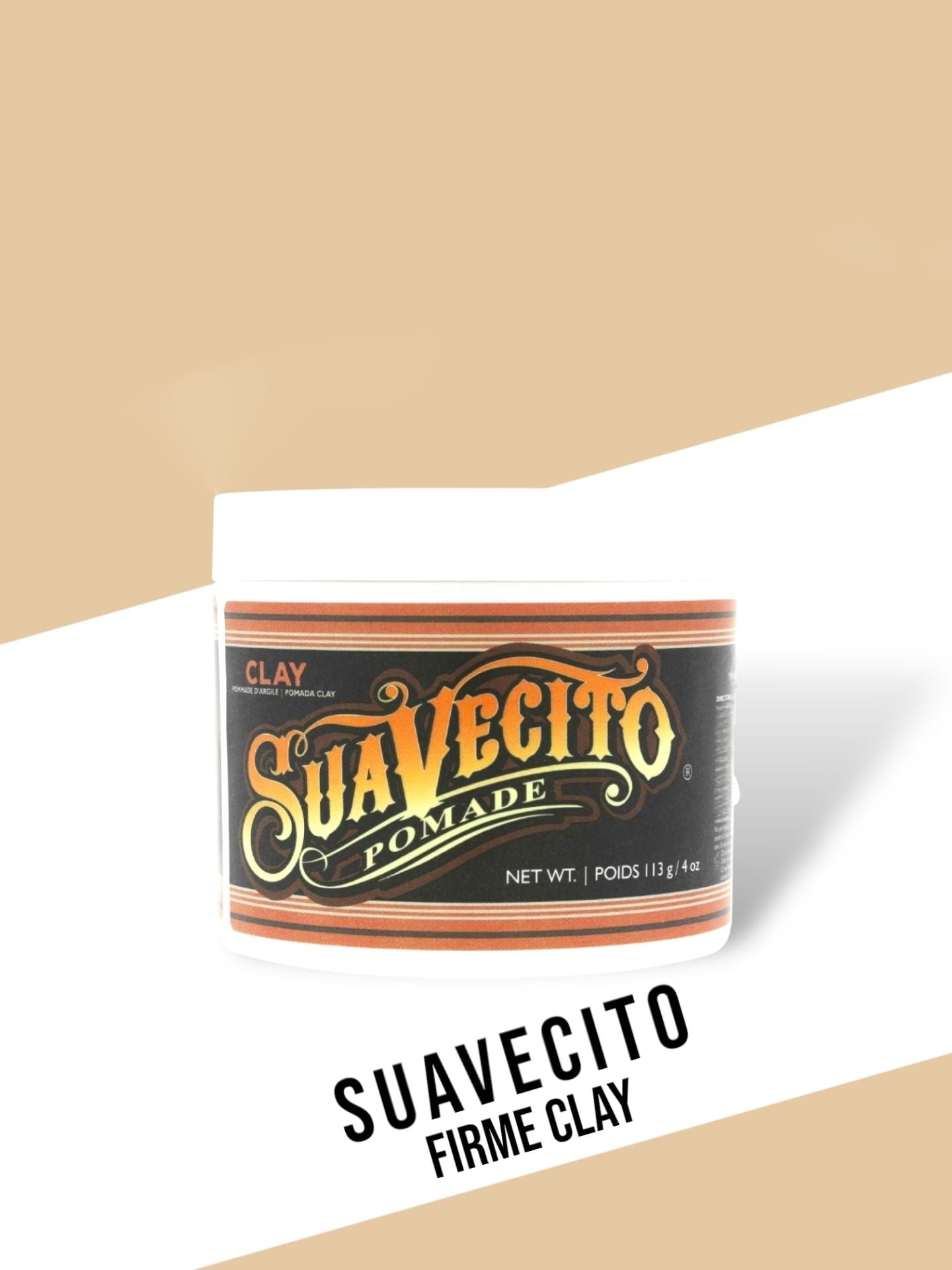 Suavecito Firme Clay - Lockhart's Authentic Grooming Company, LLC