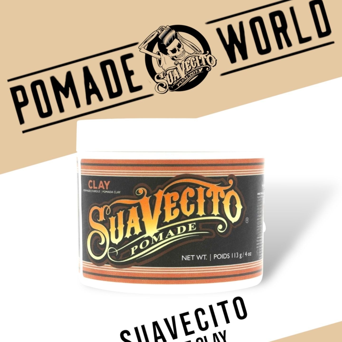Suavecito Firme Clay - Lockhart's Authentic Grooming Company, LLC