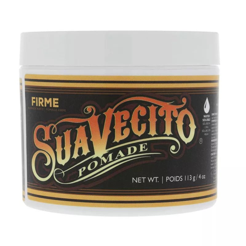 Suavecito Firme Strong Hold Pomade 4oz. - Lockhart's Authentic Grooming Company, LLC