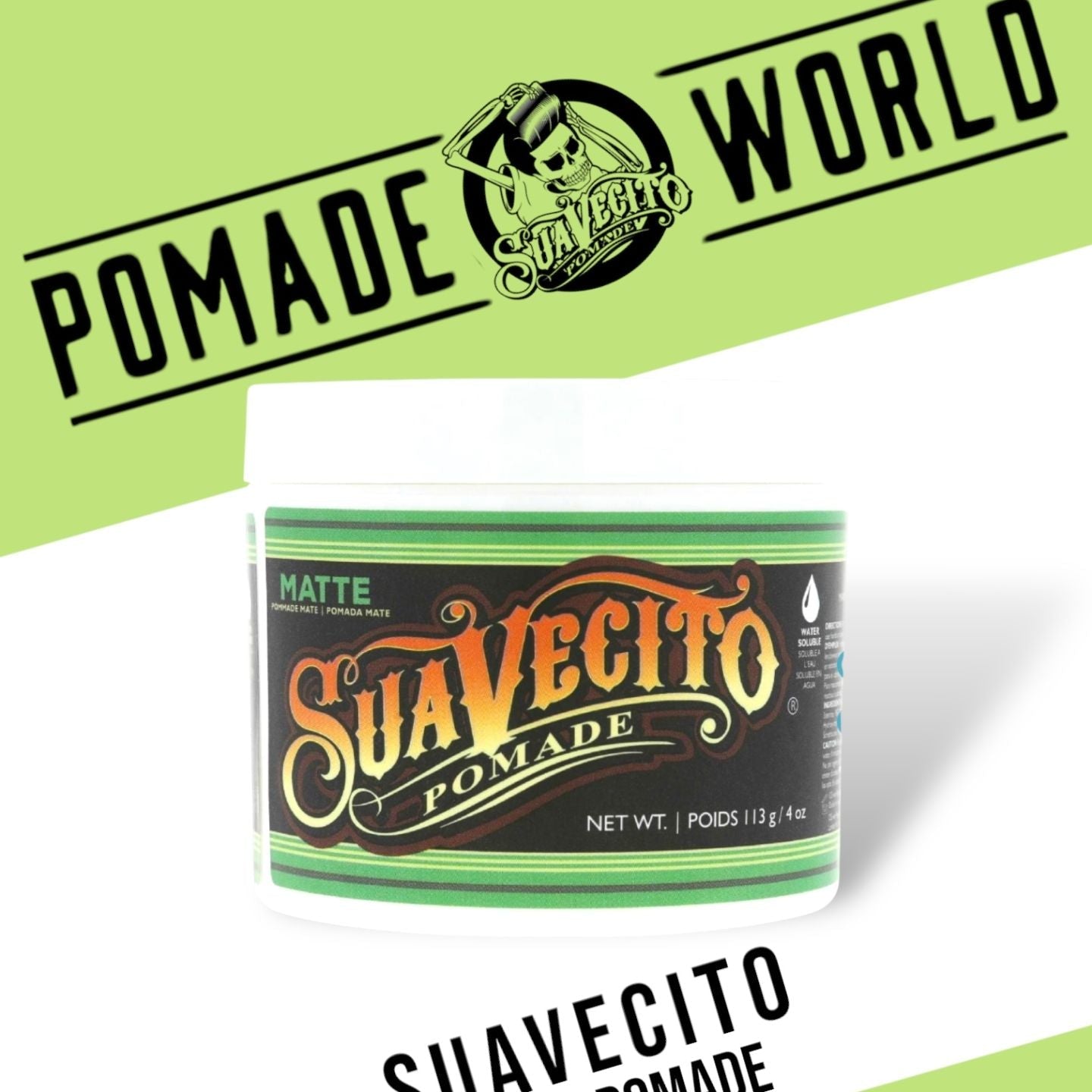 Suavecito Matte Pomade - Lockhart's Authentic Grooming Company, LLC