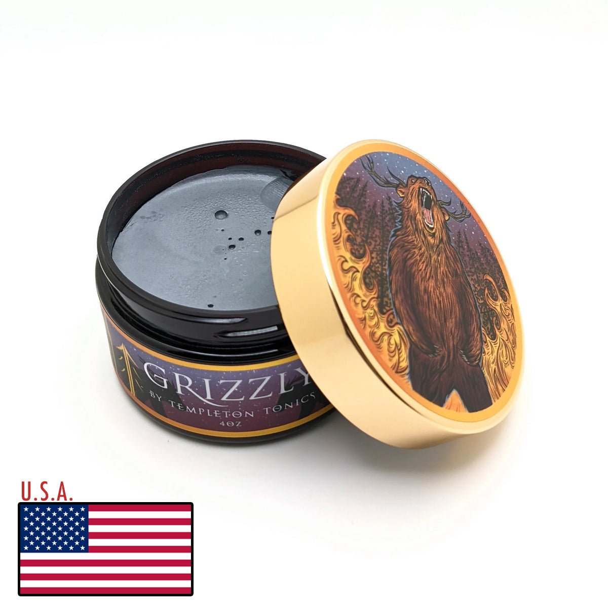 Templeton Grizzly Matte Paste - Lockhart's Authentic Grooming Company, LLC