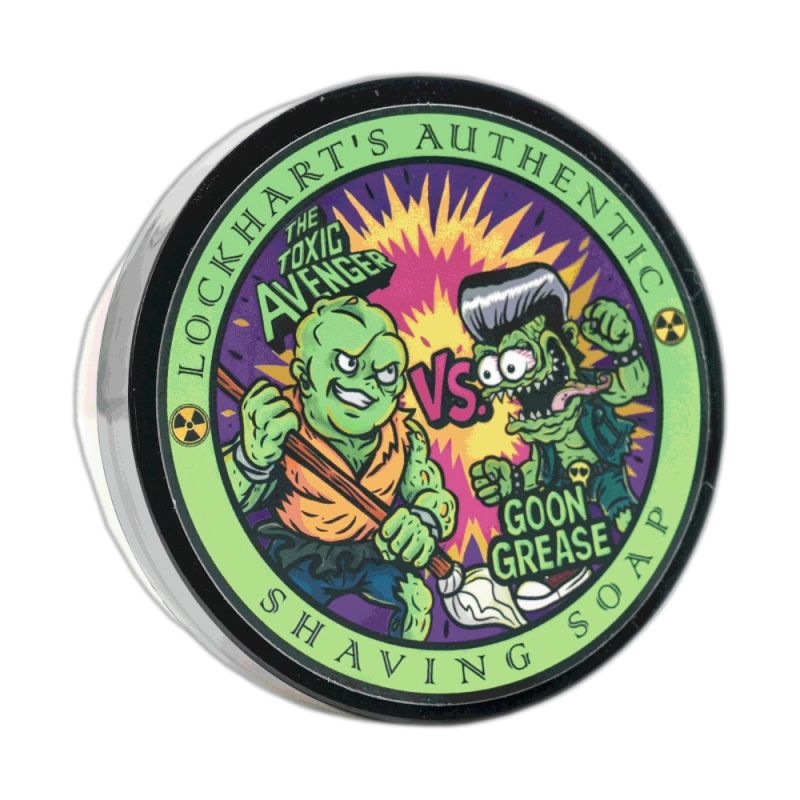 The Toxic Avenger Shave Soap - Officially Licensed - Lockhart's Authentic Grooming Company, LLC
