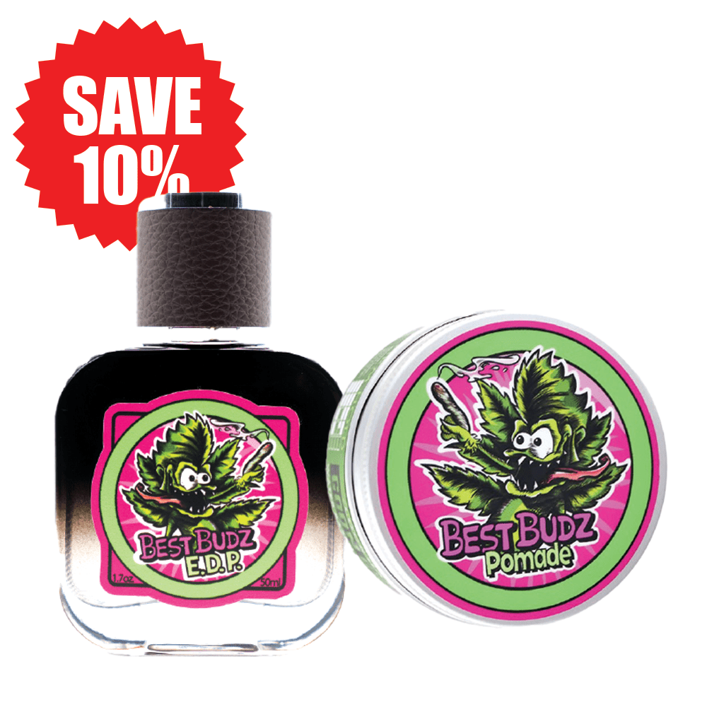 Water Based Best Budz Pomade + Best Budz EDP Bundle - Lockhart's Authentic Grooming Company, LLC